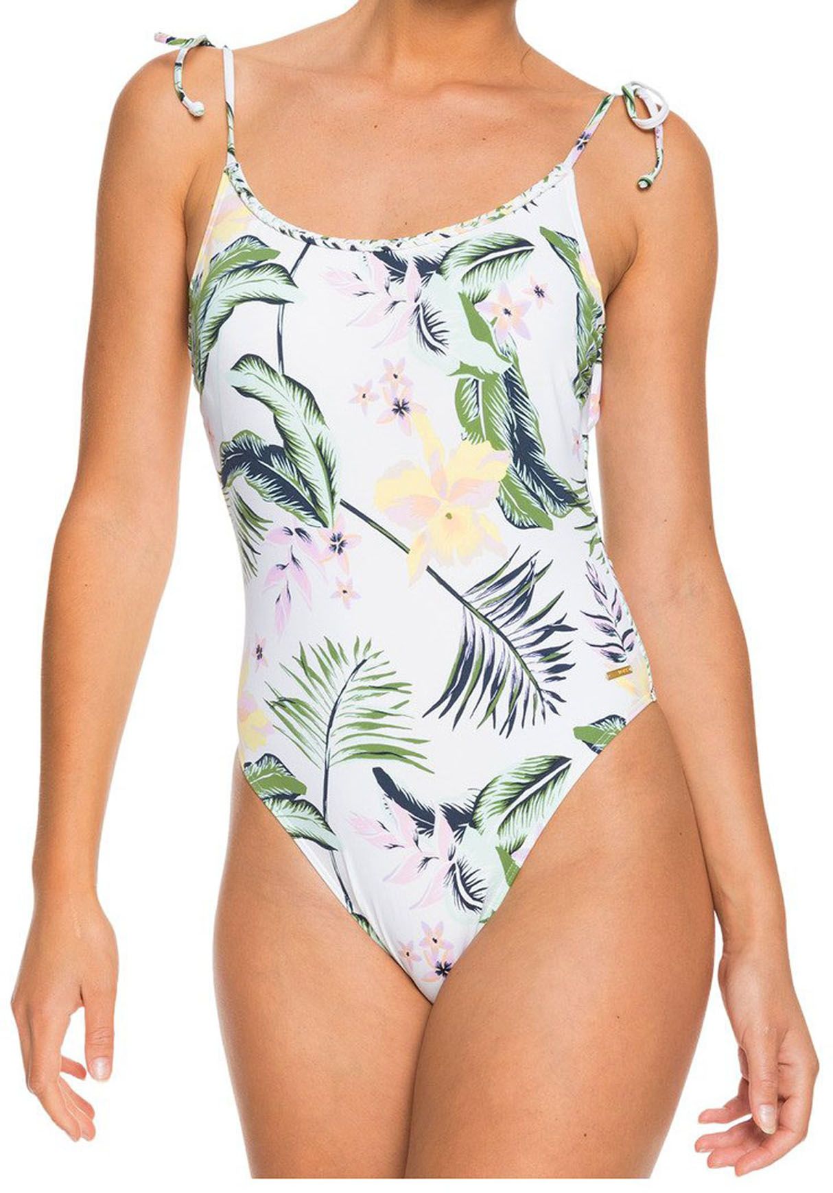 Roxy Bloom One Piece Fa Bright White Praslin + Roxy