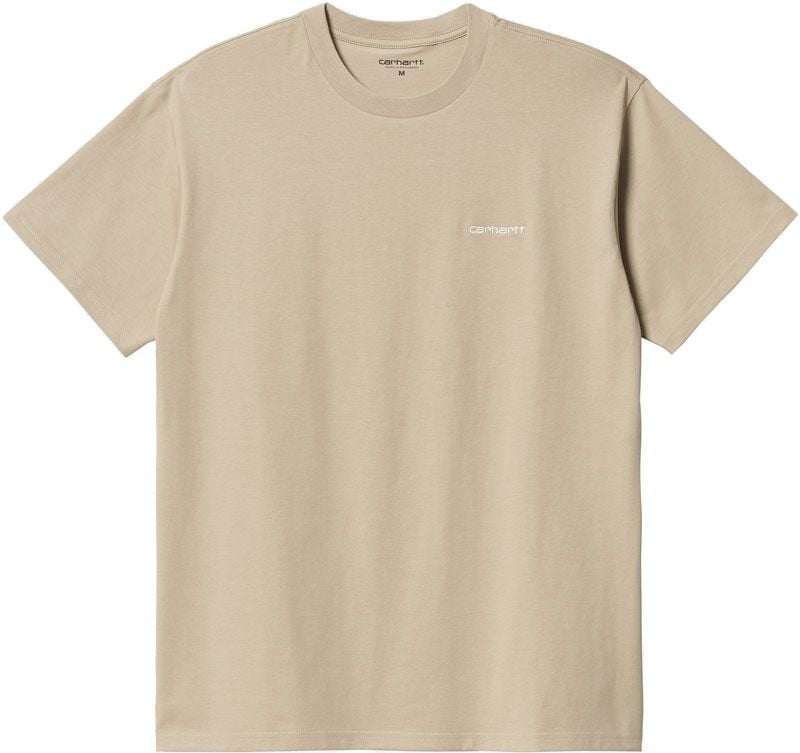 S/S Script Embroidery T-Shirt Wall / Wax + Carhartt WIP