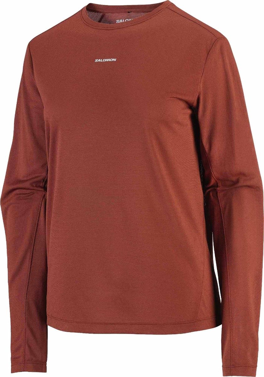 Shkout Core LS Tee W Burnt Umber + Salomon