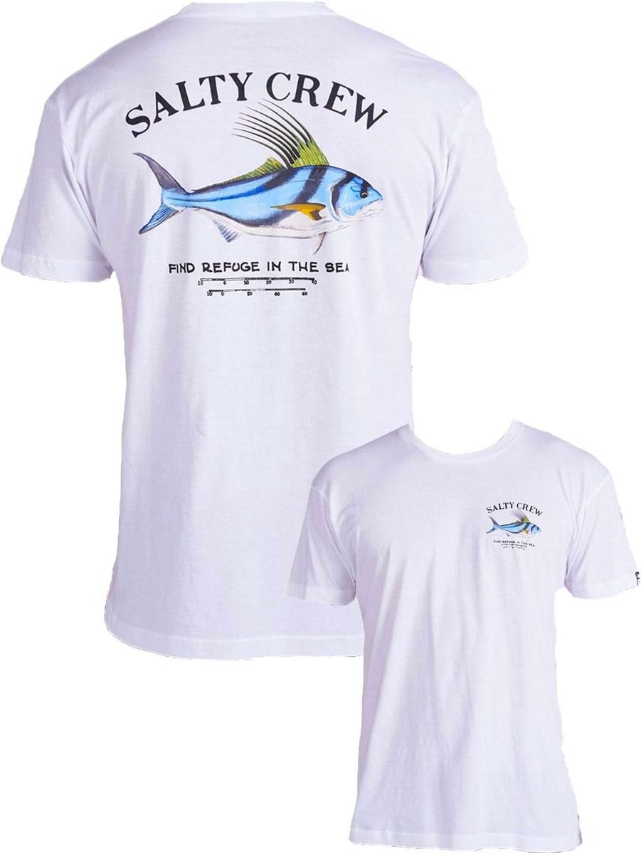 Rooster Premium S/S Tee White + Salty Crew
