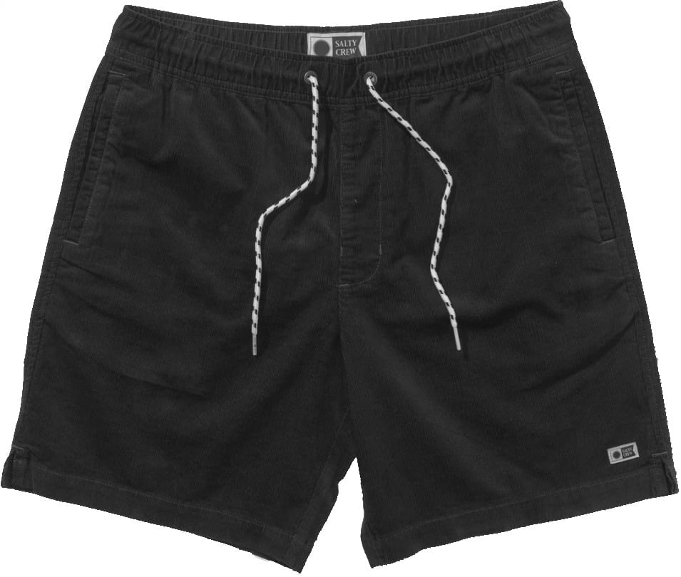 Kahuna Cord 19 Walkshort Pirate Black + Salty Crew