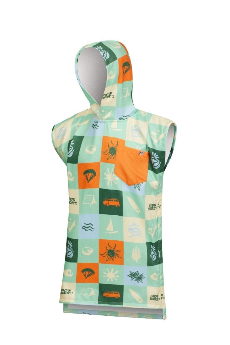 Poncho Square Snowleader Kids + After Essentials