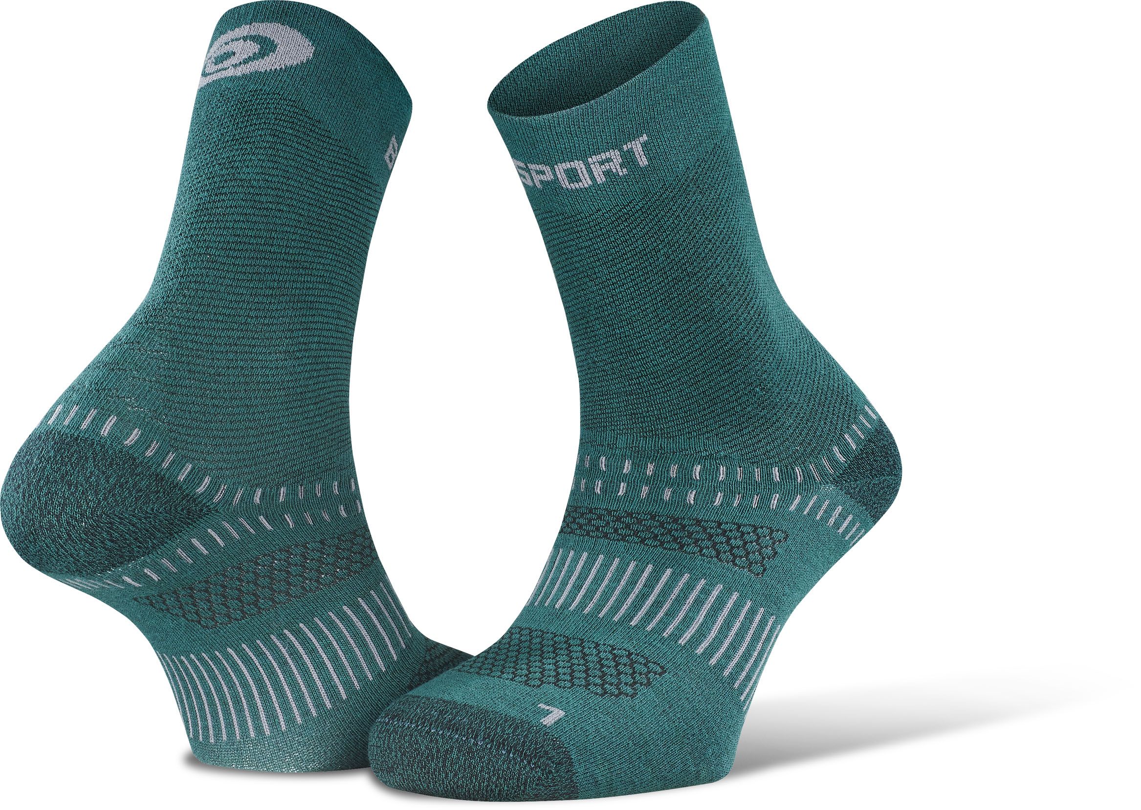 Socquette Double Evo Vert  + BV Sport
