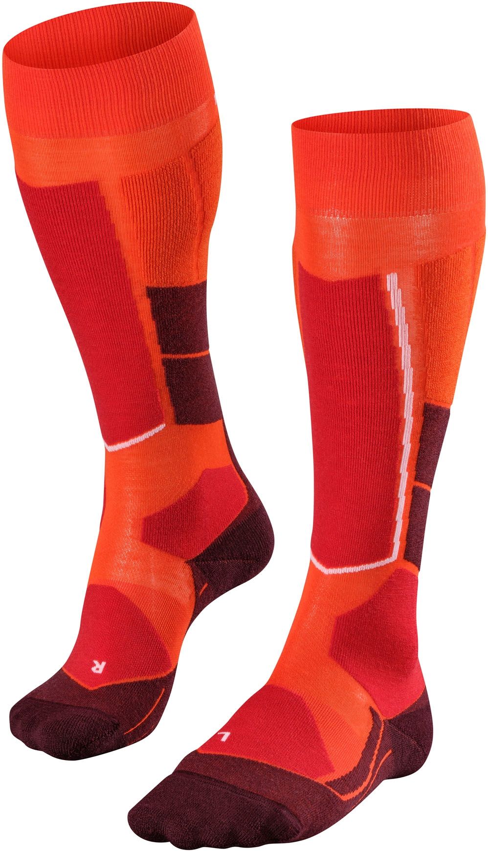 ST4 Wool W Samba Orange + Falke
