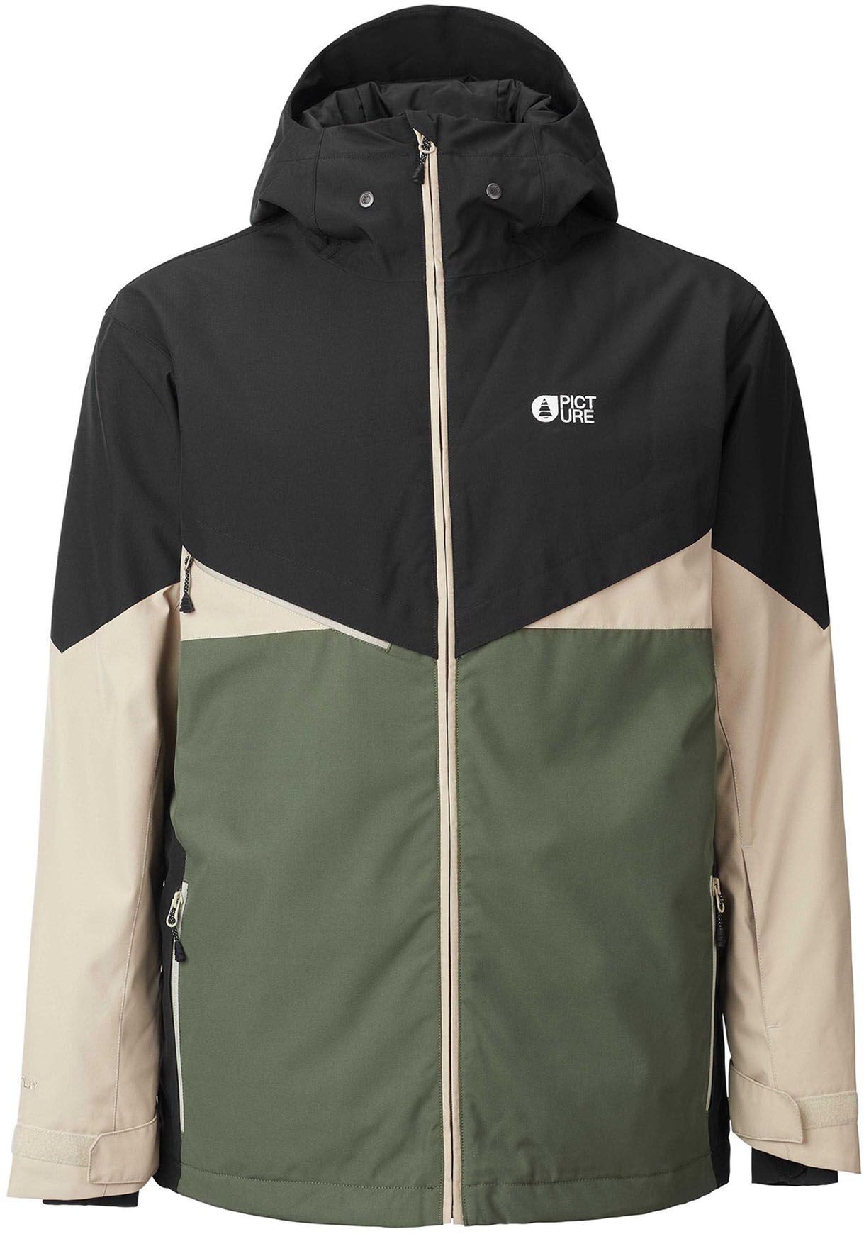 Styler Jacket Black/Lychen Green + Picture Organic Clothing