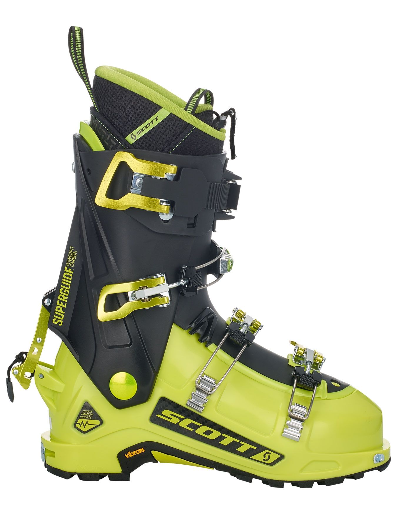 Superguide Carbon Lime Green/Black + Scott
