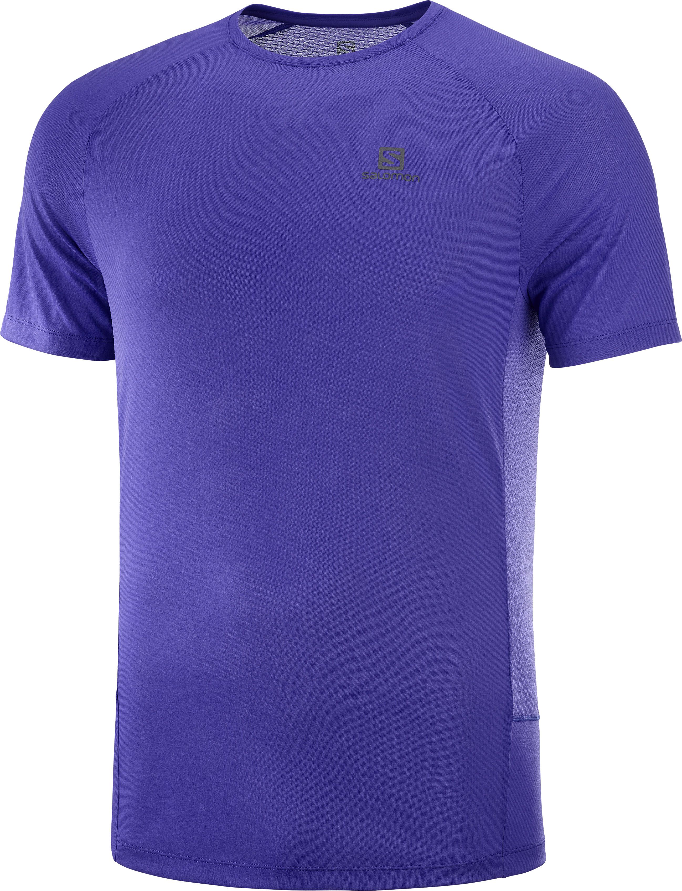 T Shirt Cross Rebel Ss Tee M Deep Blue + Salomon