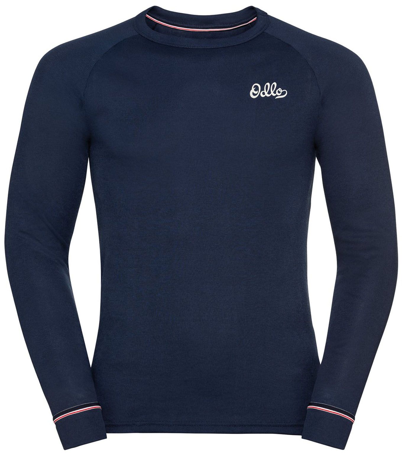 T-Shirt ML Active Warm Origina Diving Navy + Odlo