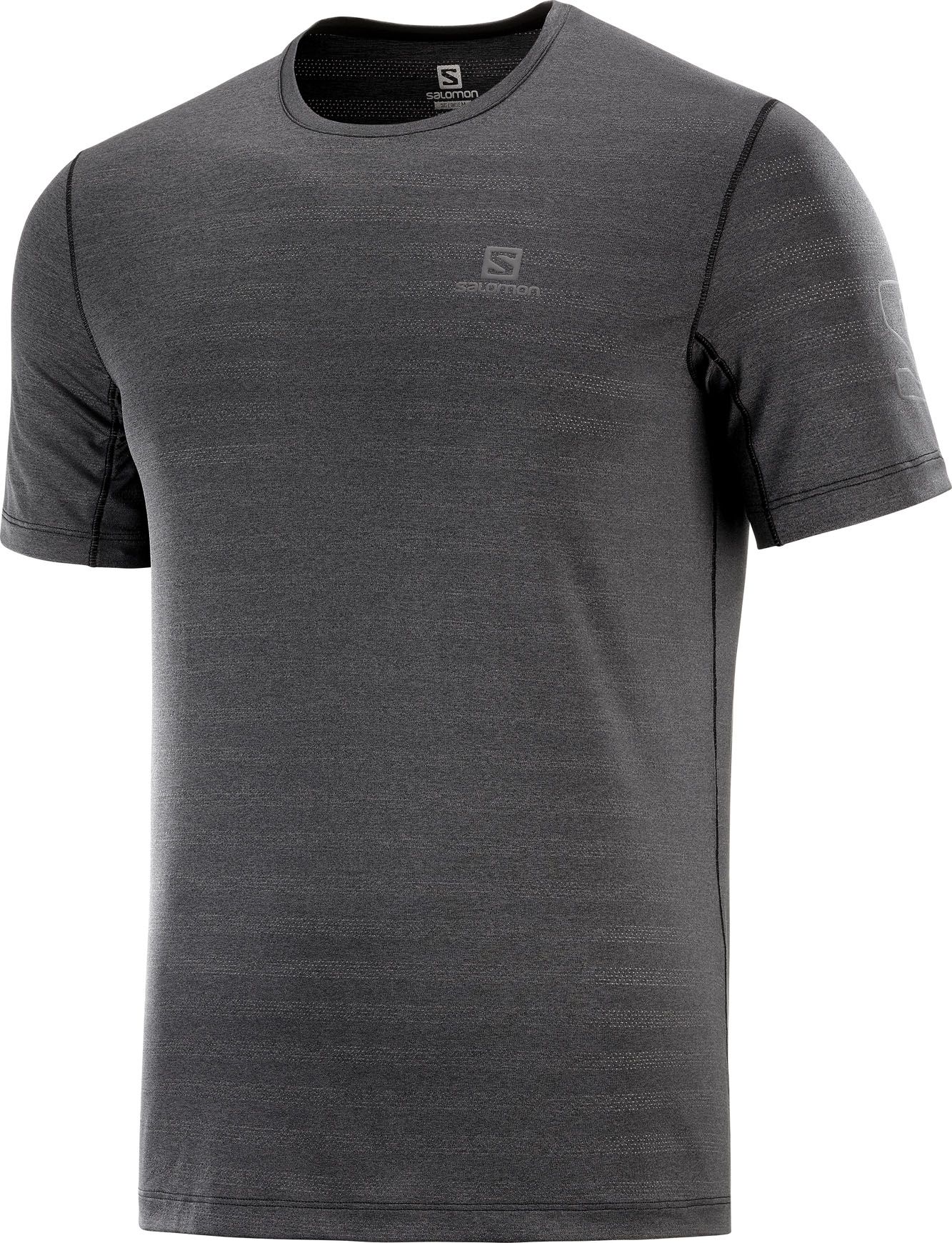 T-Shirt XA Tee M Black/Heather + Salomon
