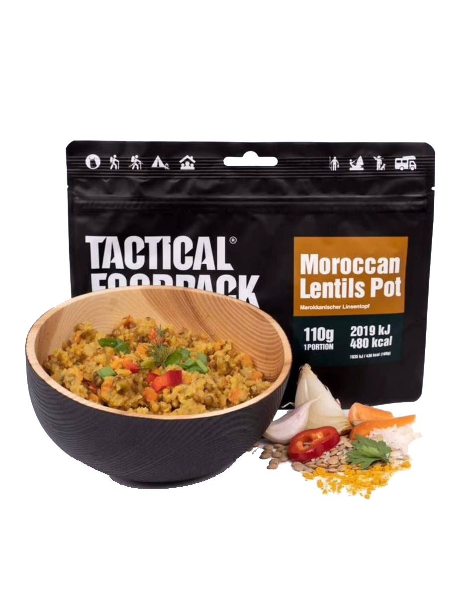 Lentilles Marocaines 110g + Tactical Foodpack