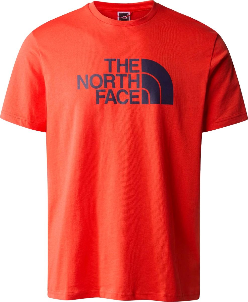M S/S Easy Tee Fiery Red + The North Face