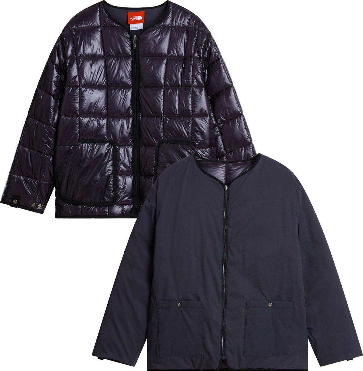 M TNF Red Box Liner Jacket Obsidian Obsidian + The North Face