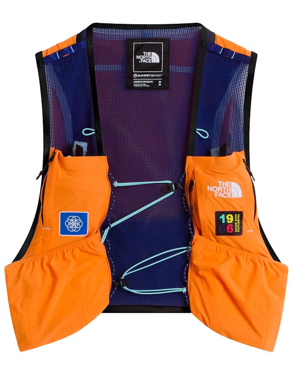 Summit Run Vest 10 Papaya/Bold Blue + The North Face