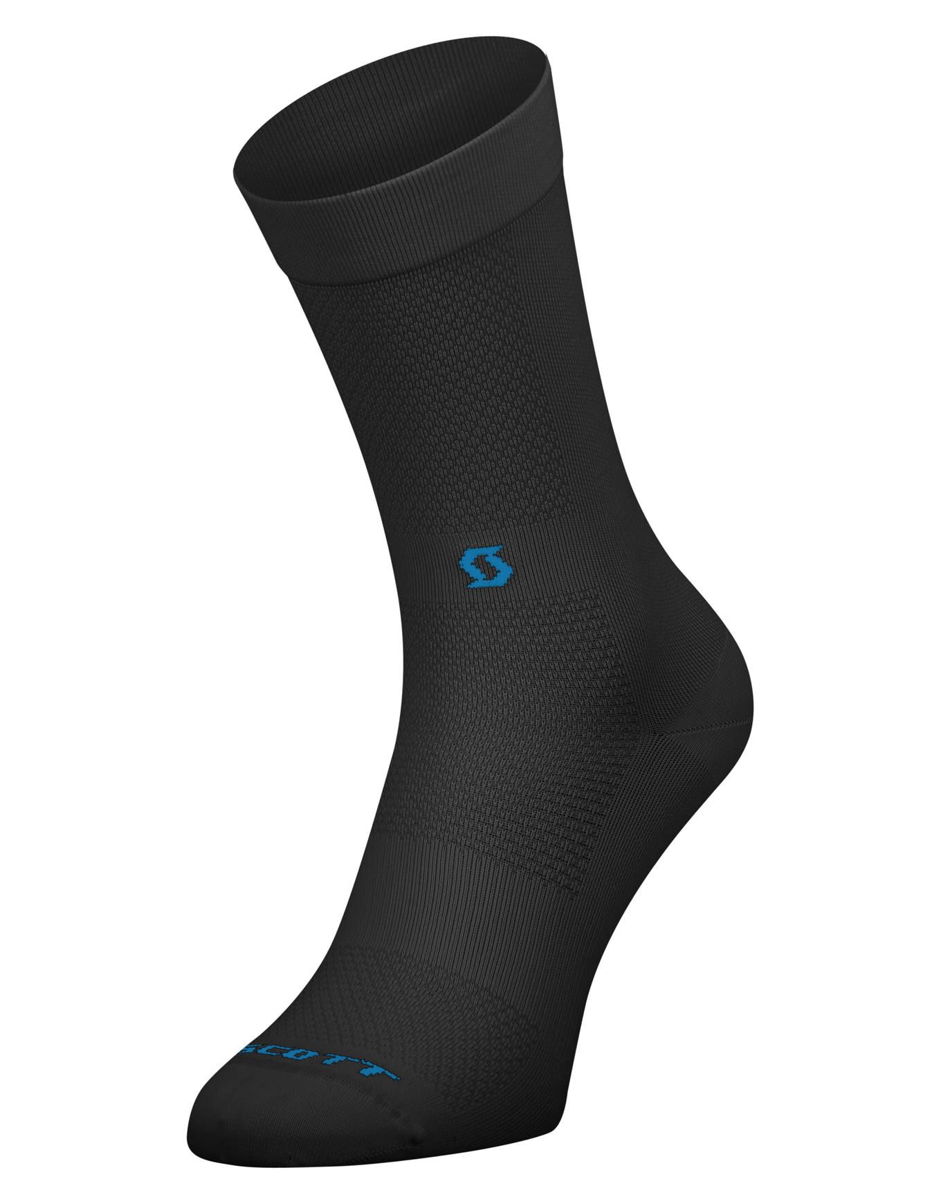 Trail Tuned Crew Black/Atlantic Blue + Scott