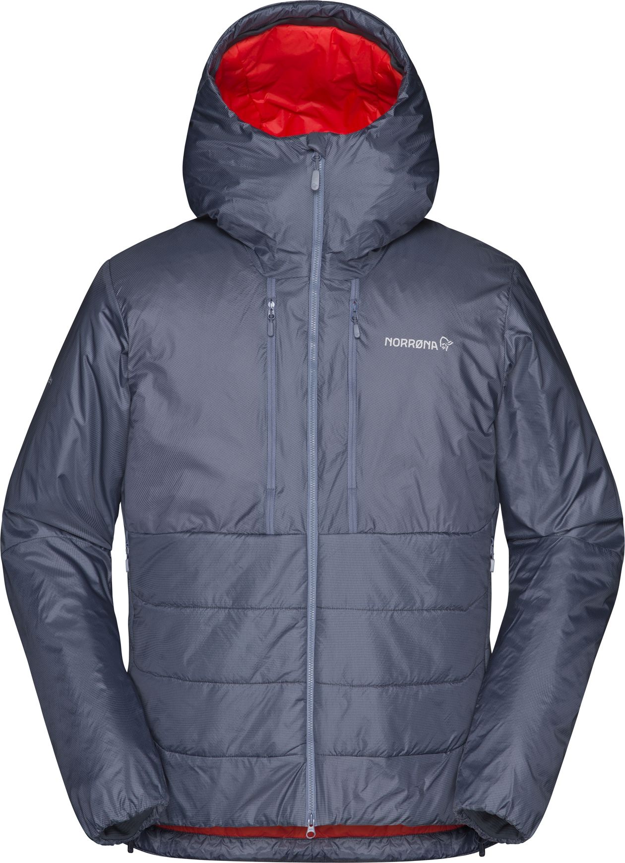 Norrona Trollveggen Primaloft100 Zip M Cool Black Walking down 