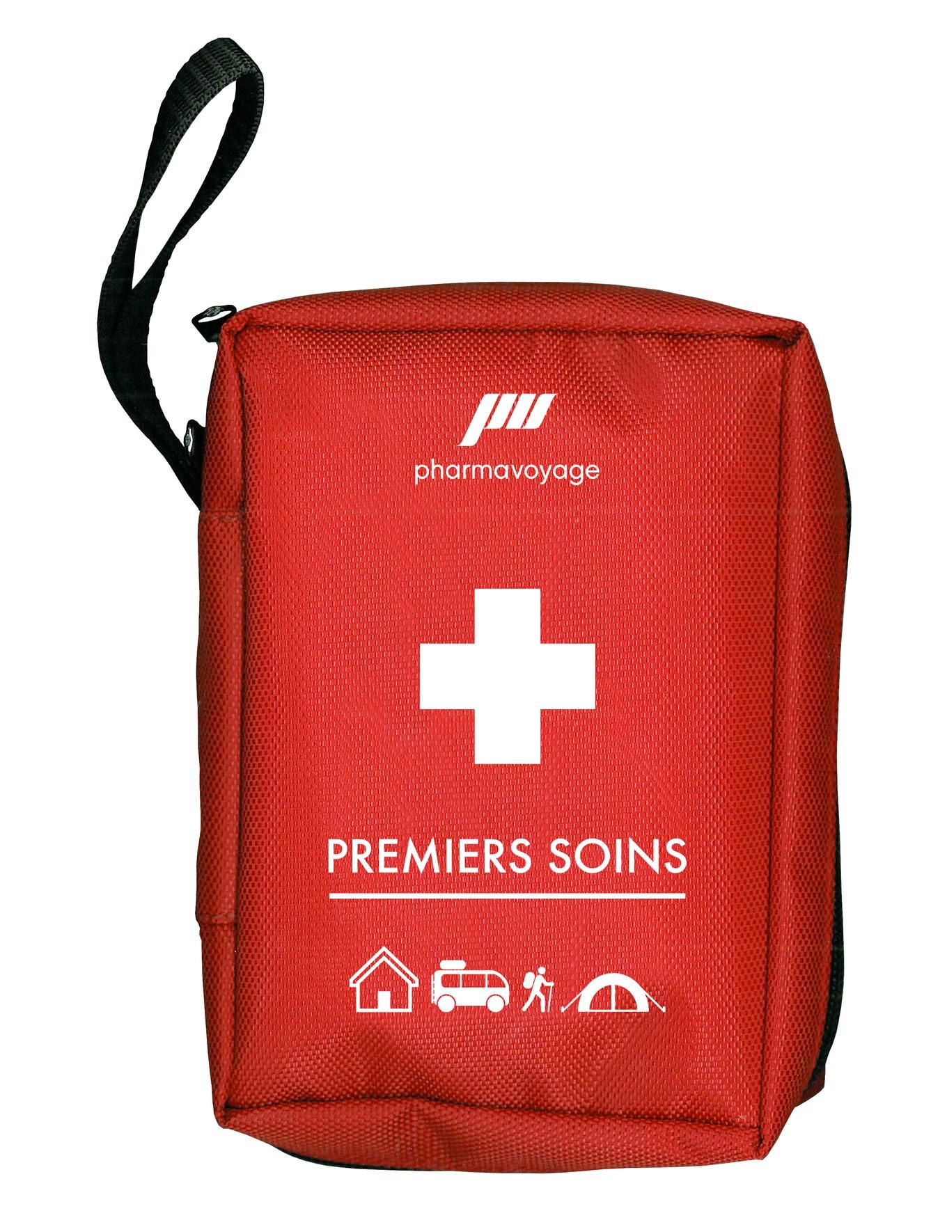 Trousse De Premiers Secours Portable – Nylon Résistant – 23x15x9,5 Cm – Velcro Et Sangle – Pour Maison, Voiture, Randonnée