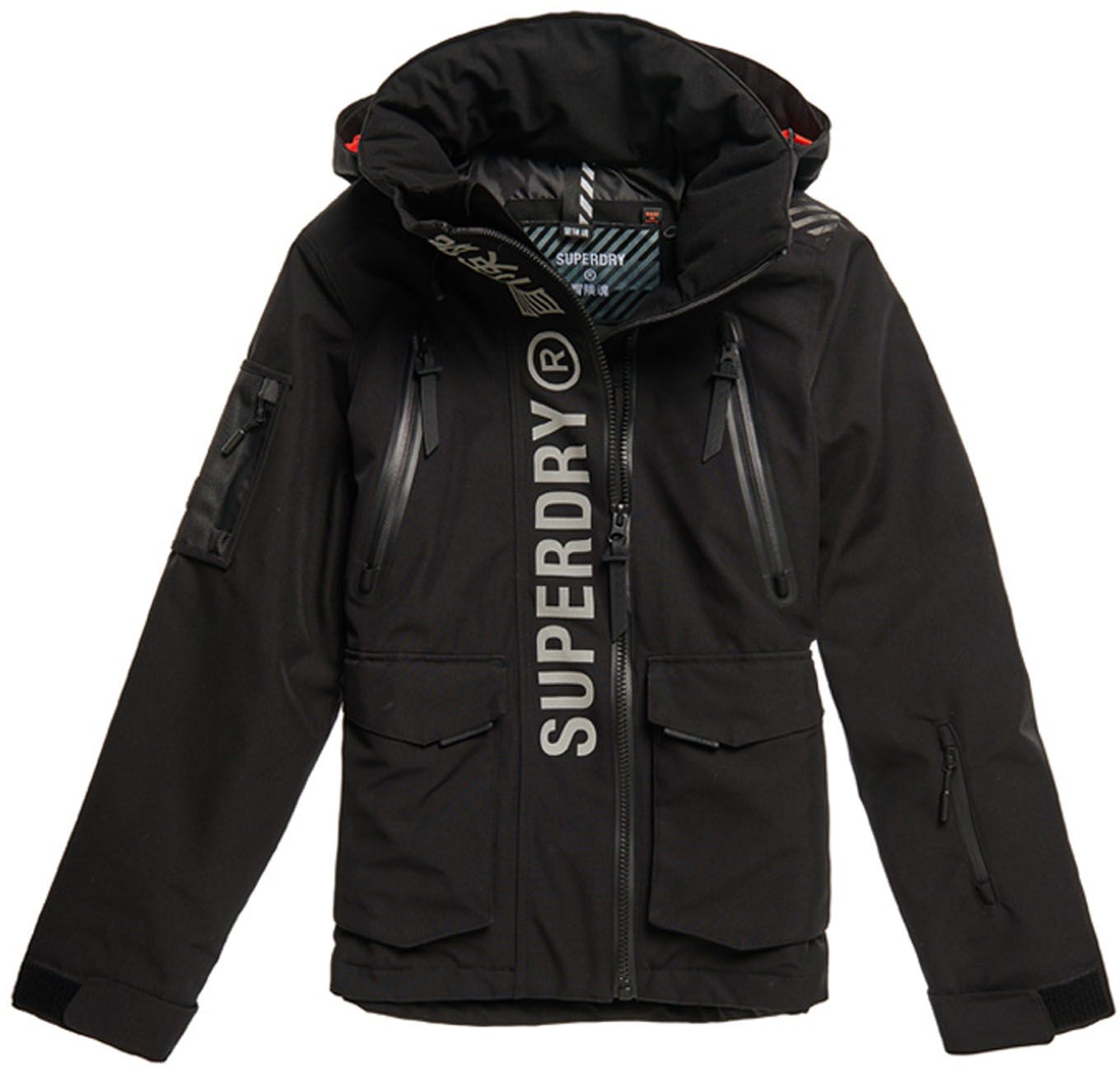 Ultimate Mountain Rescue Jkt M Black + Superdry