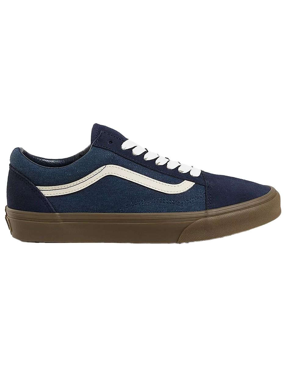 Old Skool Heavy Canvas Navy + Vans