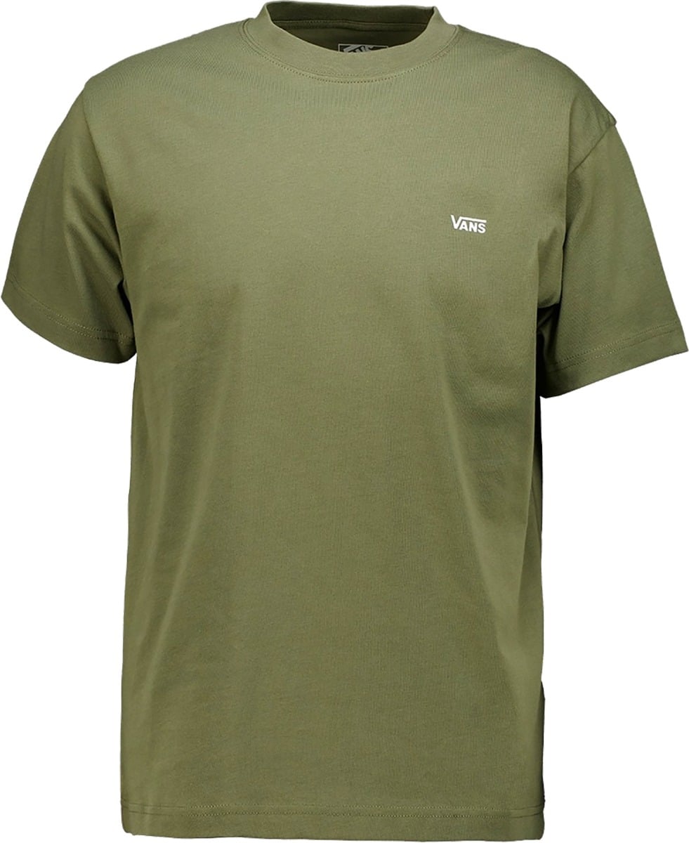 Left Chest SS Tee Mossy Olive + Vans