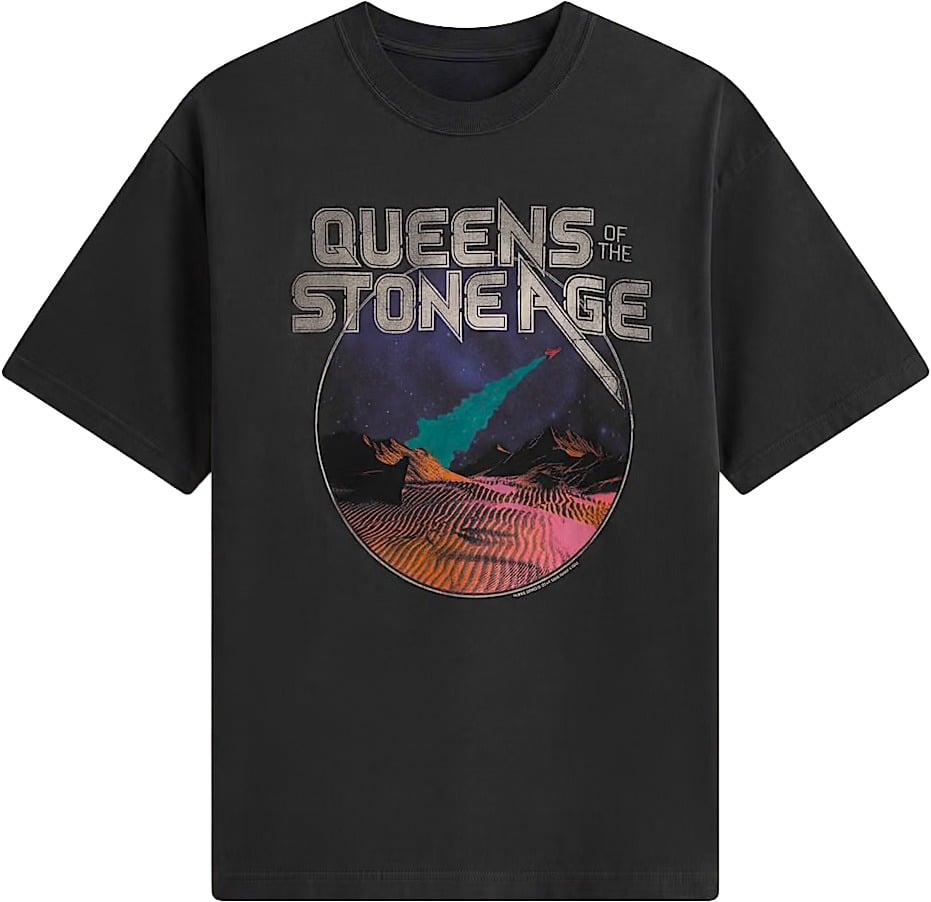 Queens of the Stone Age Desert Sessions SS Tee Faded Black + Vans
