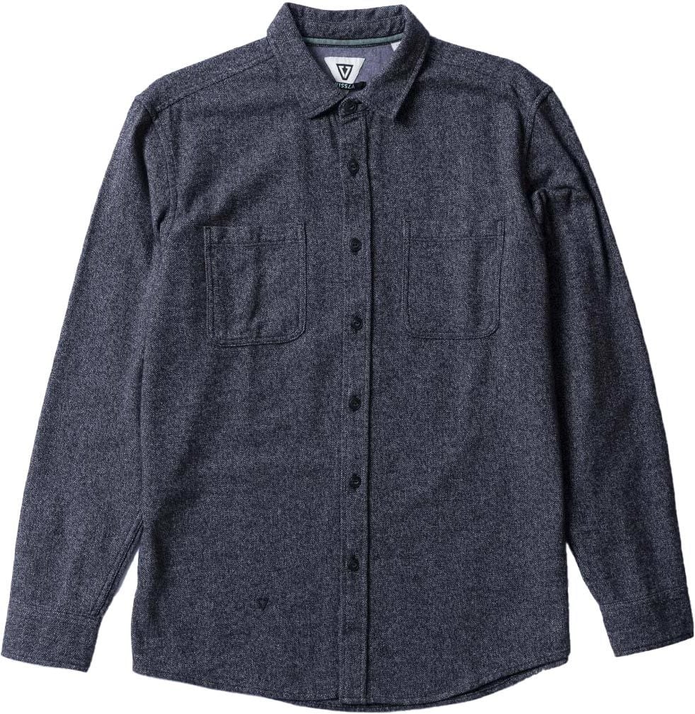 Shaper Eco LS Flannel Black + Vissla