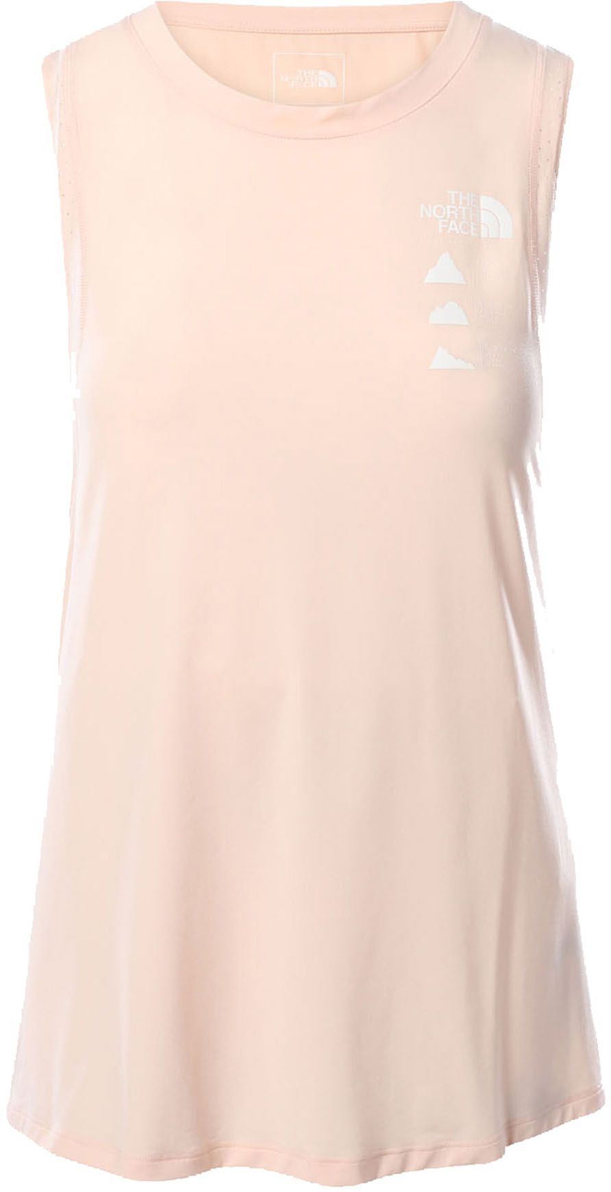 W Glacier Tank Pearl Blush + The North Face