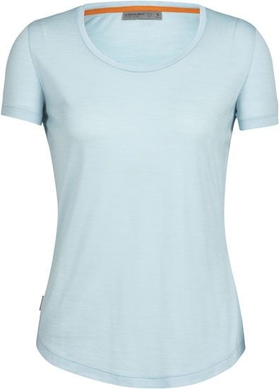 W Sphere II SS Scoop Tee Haze + Icebreaker