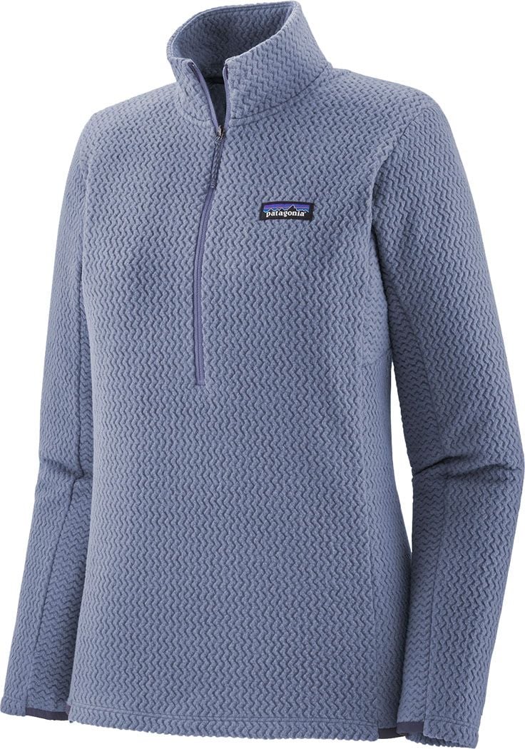 W's R1 Air Zip Neck Light Current Blue + Patagonia