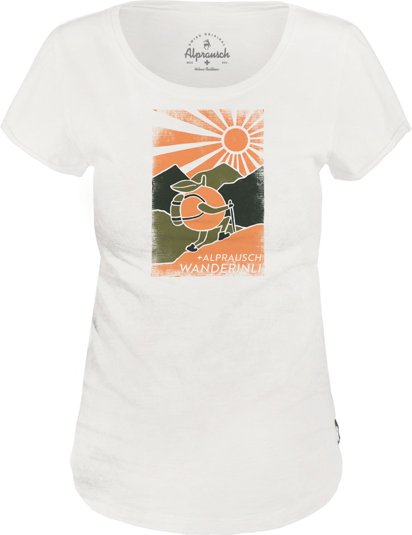 Wanderinli T-Shirt Snowwhite + Alprausch