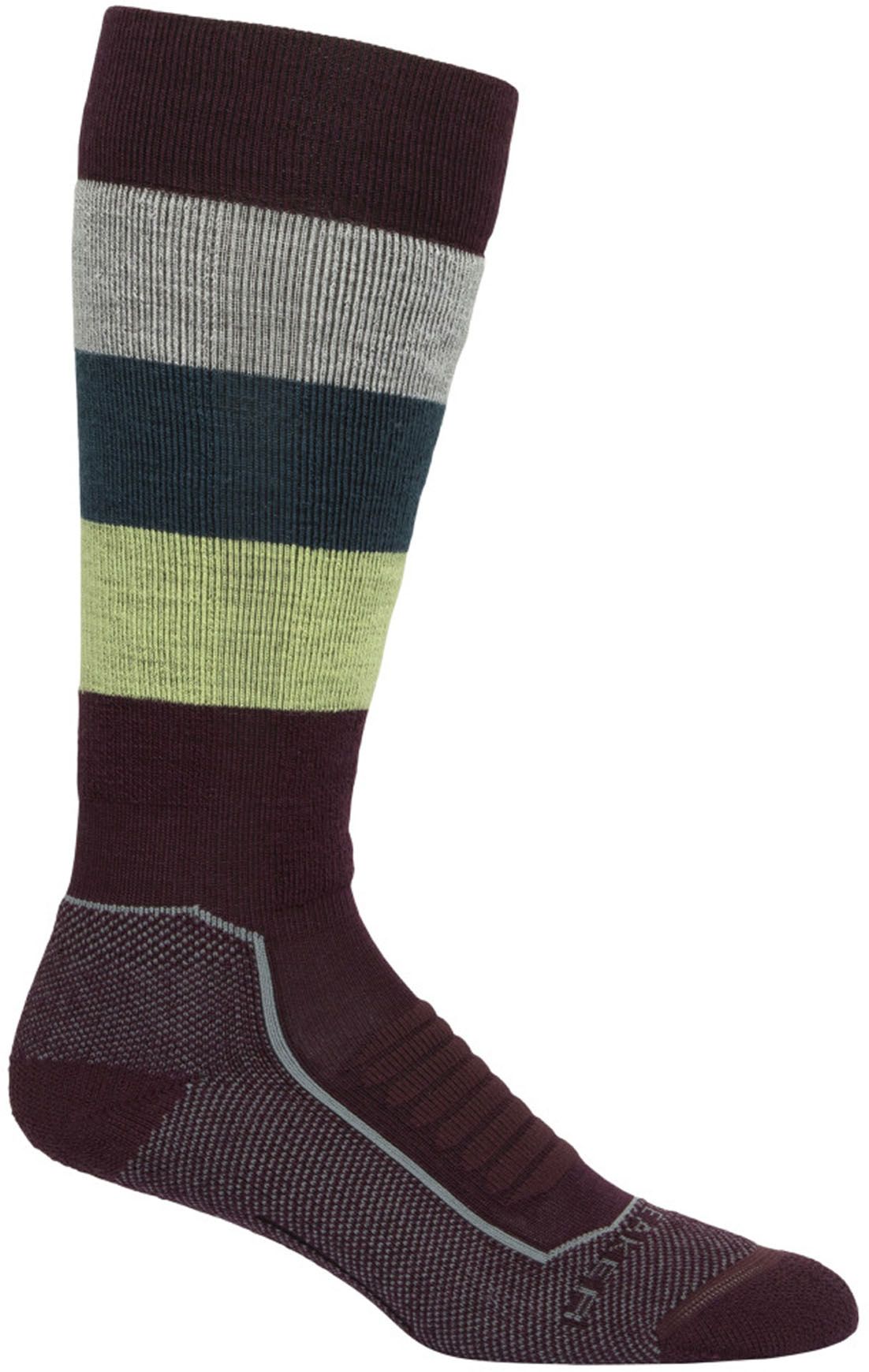Wmns Ski+ Medium OTC Wide Stripe Velvet + Icebreaker