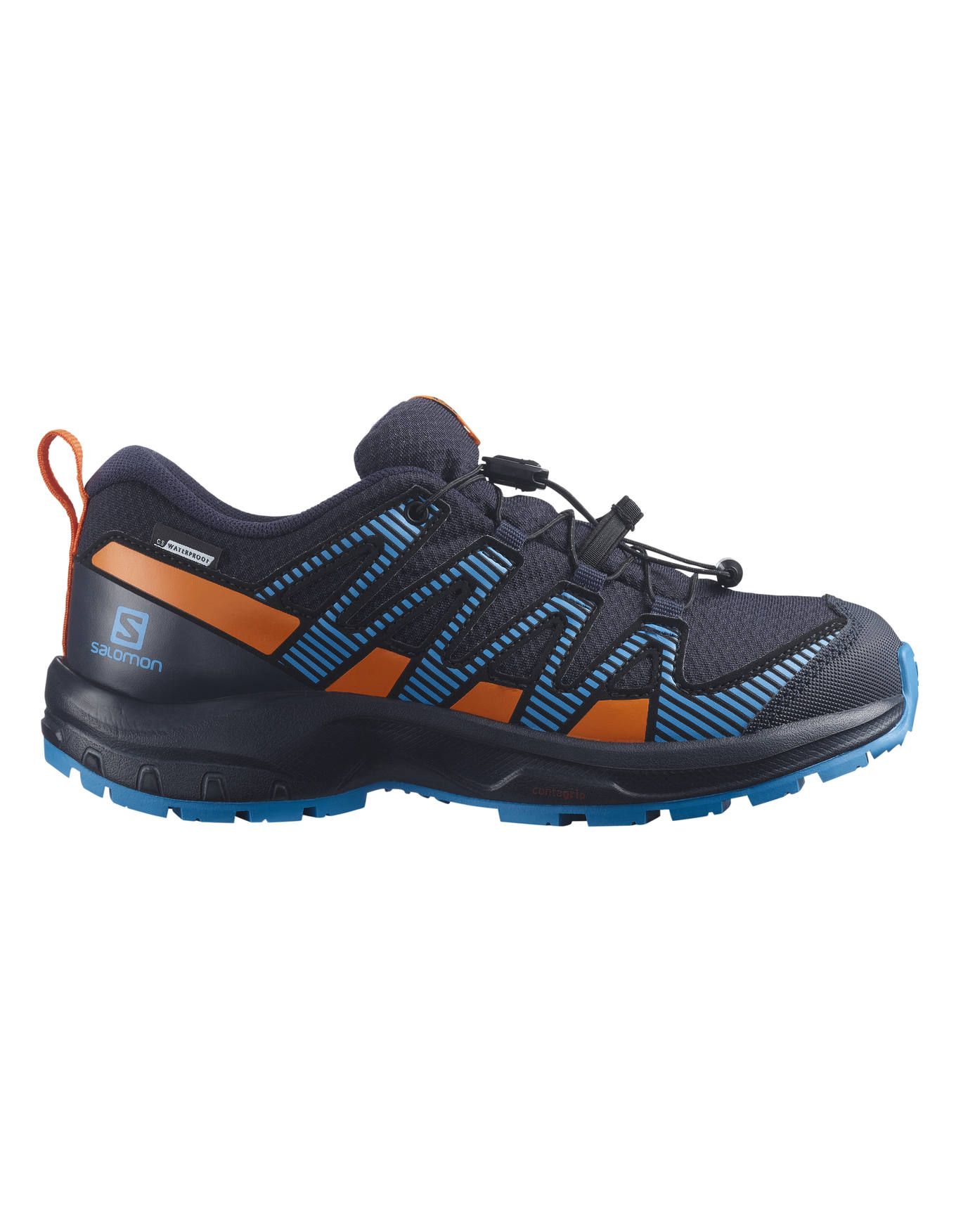 Xa Pro V8 Cswp J Navy/Vibrant Orange + Salomon