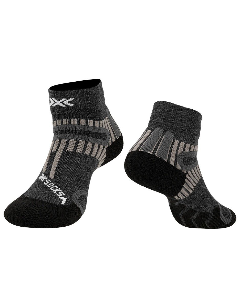 Hike Perform Merino Ankle Heather Grey + X-Socks