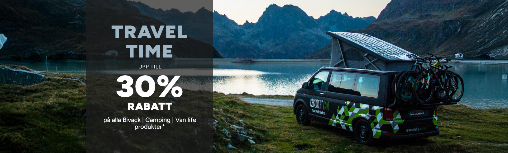 Travel Time Up to 30% off all Bivouac | Camping | Van life products