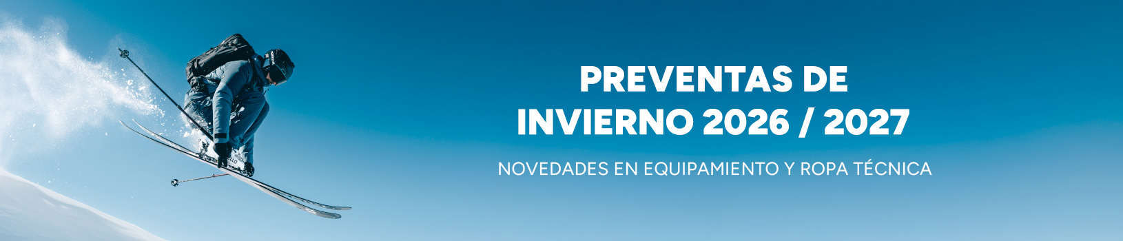 Preventas de invierno 2026/2027: novedades en equipamiento y ropa técnica