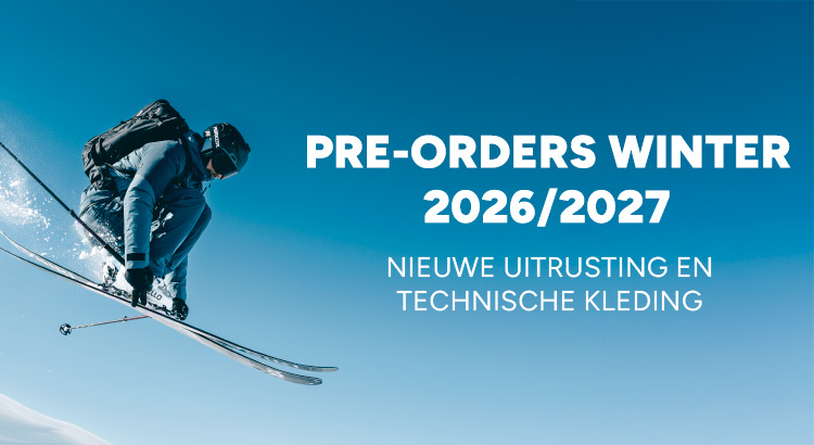 Pre-orders winter 2026/2027 – Nieuwe producten voor technische kleding en uitrusting
