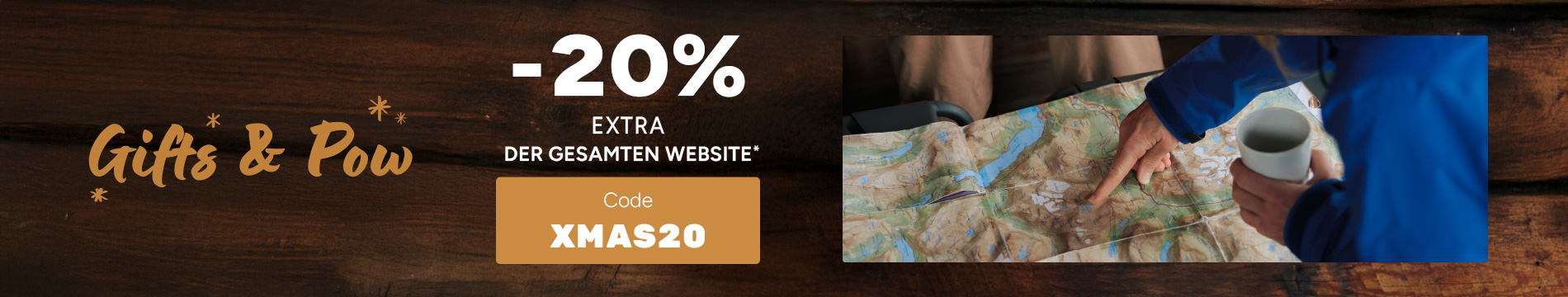 -20% extra auf der gesamten website mit dem code XMAS20