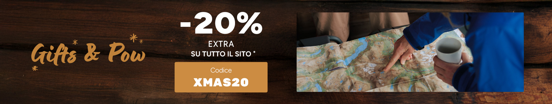 -20% extra su tutto il sito con il codice XMAS20