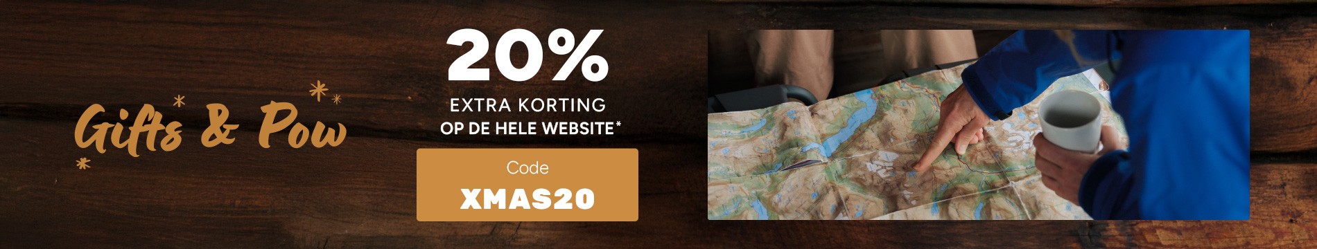 -20% extra korting op de hele website met de code XMAS20