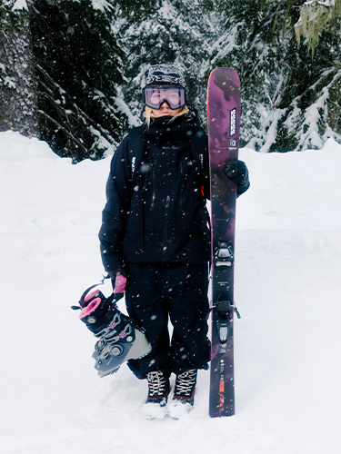 Skis et shoes K2 Mindbender