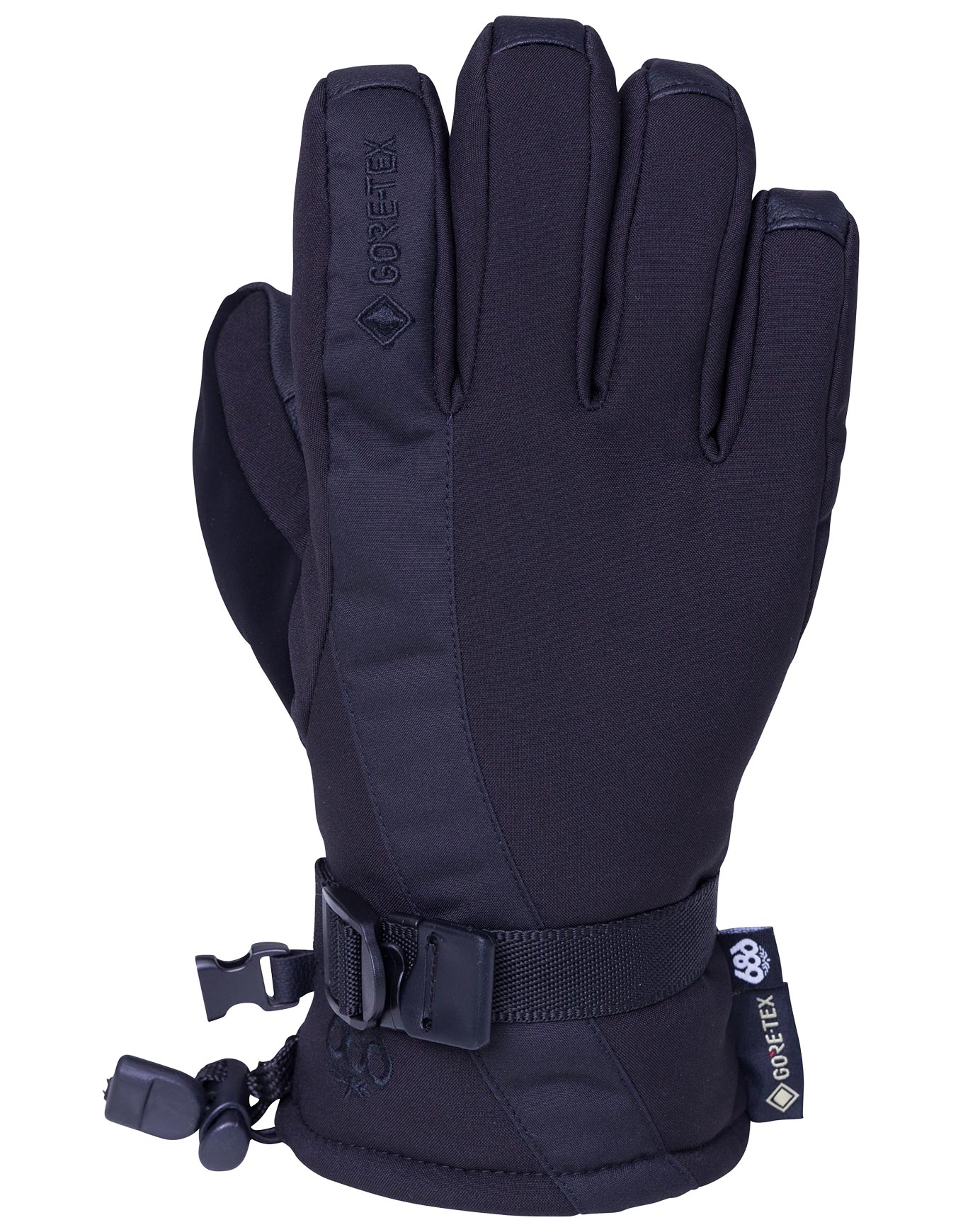 Wasserfeste, atmungsaktive GORE-TEX Skihandschuhe Wmns Gore-Tex Linear Glove Black für Damen aus Leder Größe XS schwarz