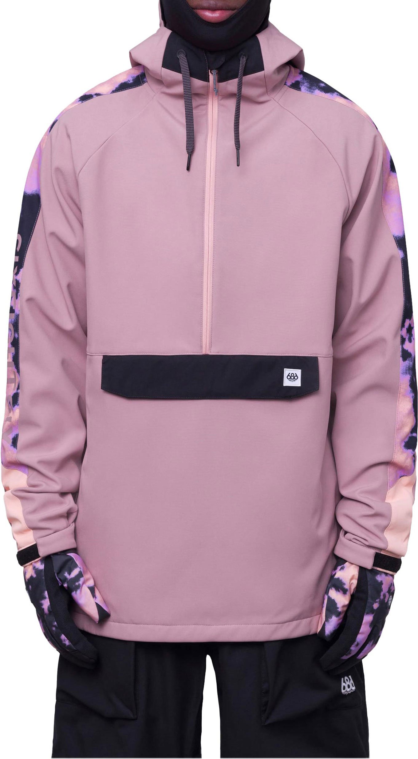 Veste de ski enfilable - Mns Waterproof Anorak Dusty Mauve en Softshell - Taille M - Violet