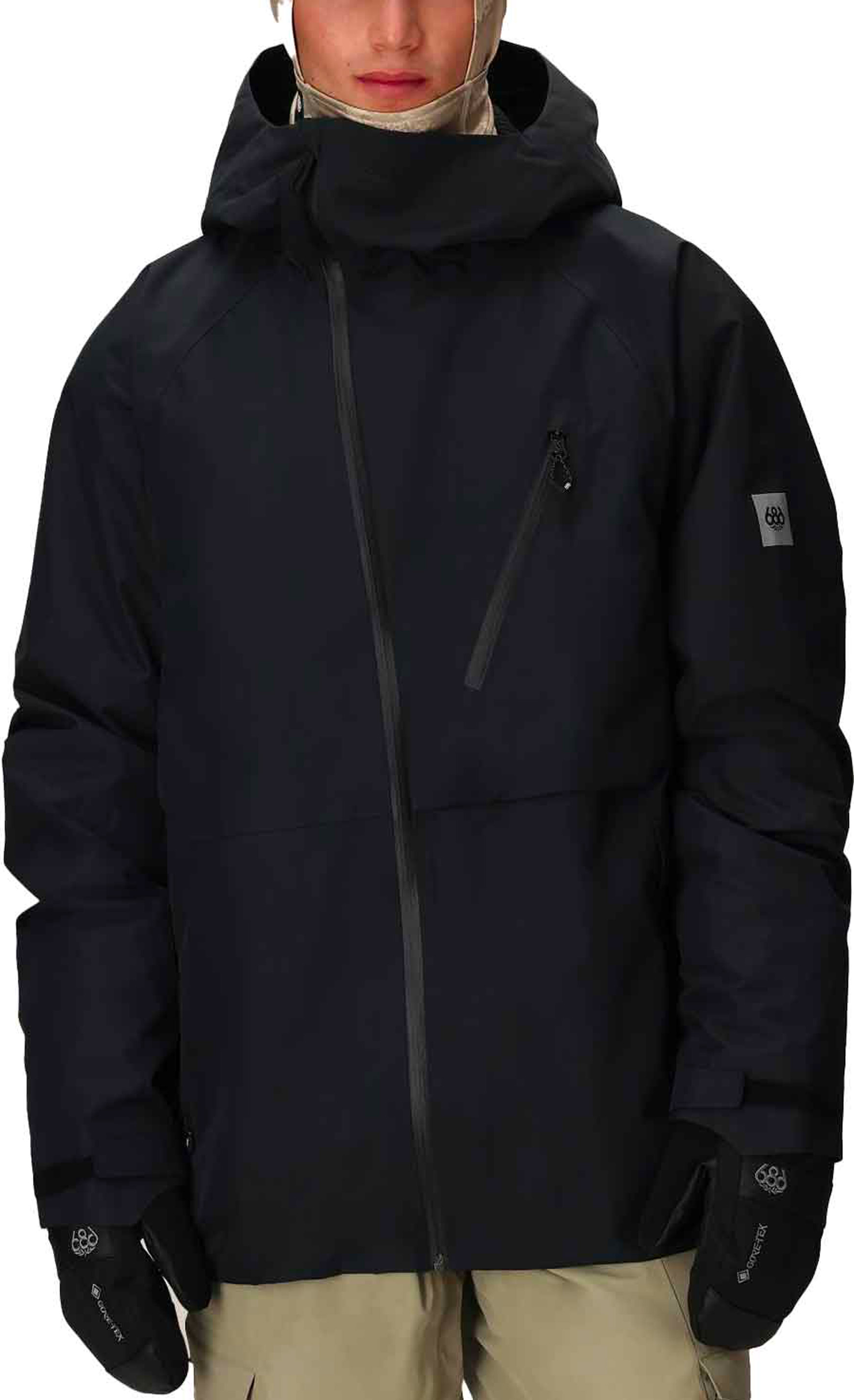 Veste de ski/snow isolée imper-respirante - M Hydra Thermagraph Jacket Black - Taille S - Noir