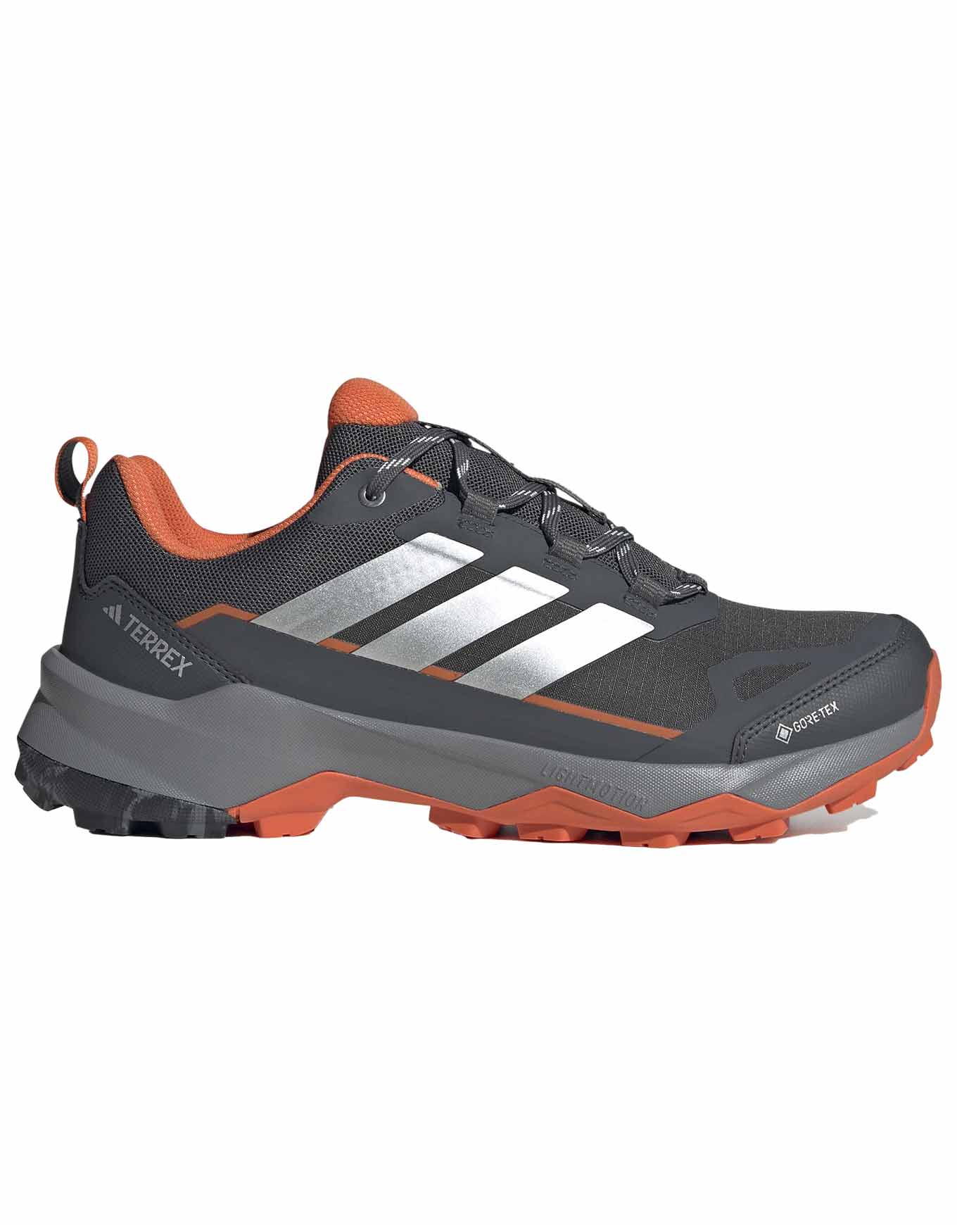 Chaussures de randonnée légères GORE-TEX - Terrex Skychaser AX5 GTX Grey Six/Matte Silver/Semi Impact Orange - Taille 42 2/3