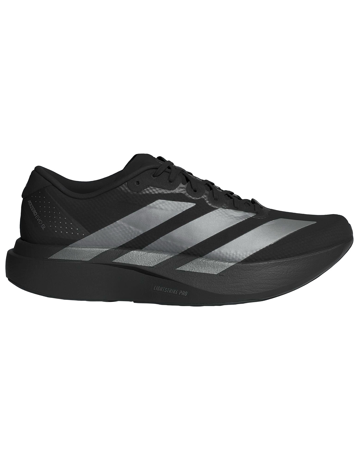 Chaussures de running - Adizero Evo SL Woven M Core Black/Iron Metallic/Carbon - Taille 44 2/3 - Noir
