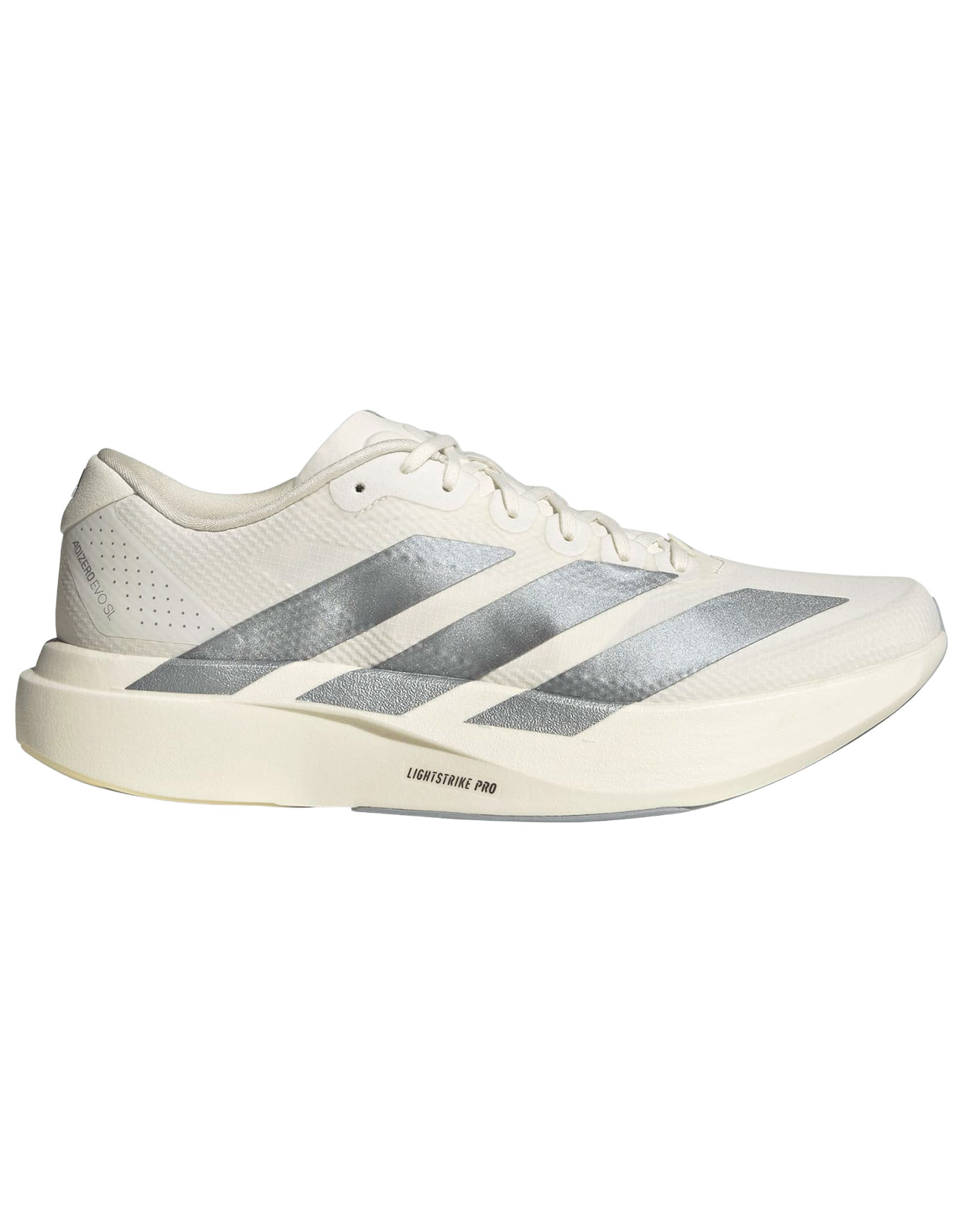 Chaussures de running - Adizero Evo SL Woven M Chalk White/Chalk White/Halo Silver - Taille 43 1/3 - Blanc