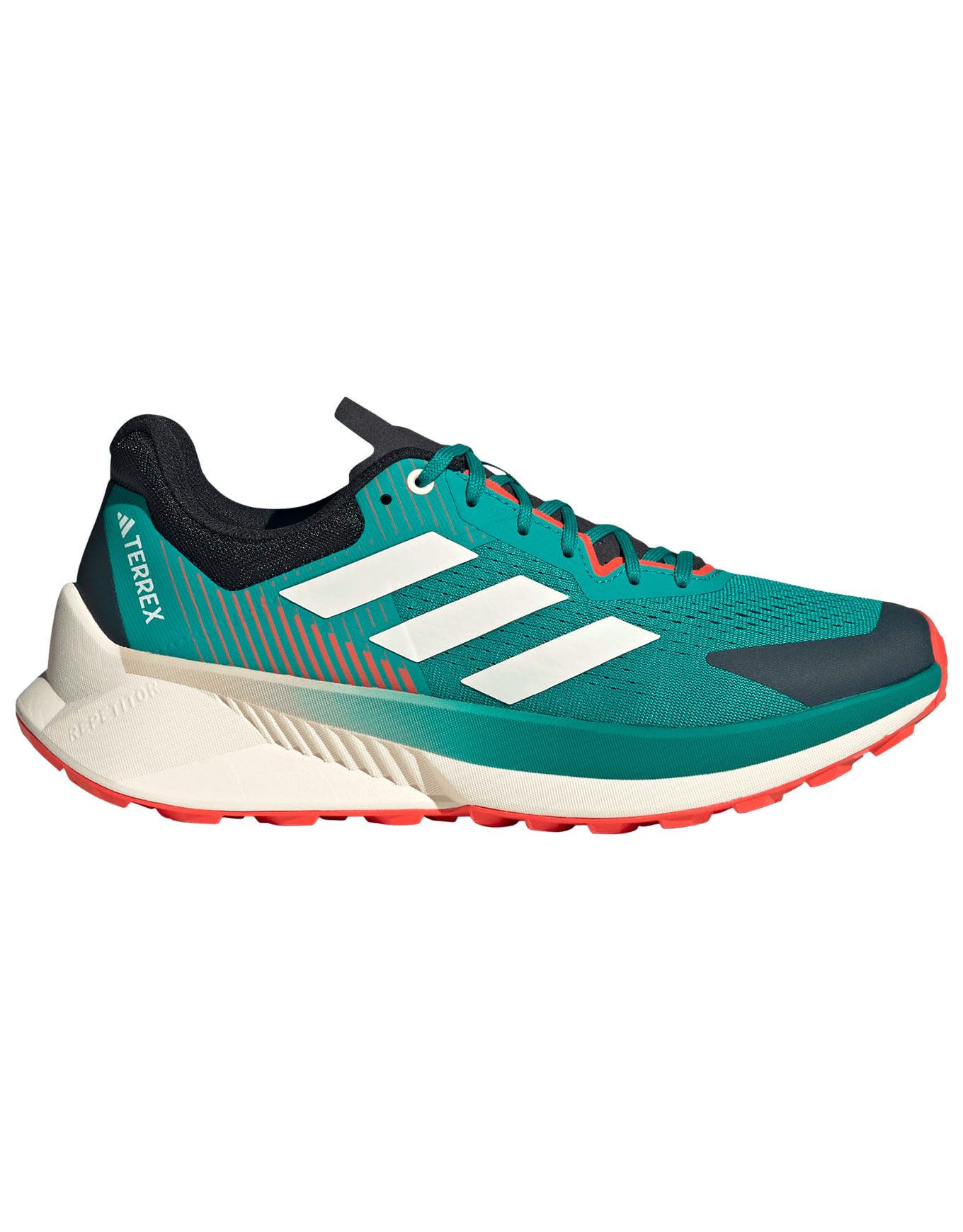 Chaussures de trail - Terrex Soulstride Flow M Pure Teal/Off White/Semi Impact Orange - Taille 42 - Vert