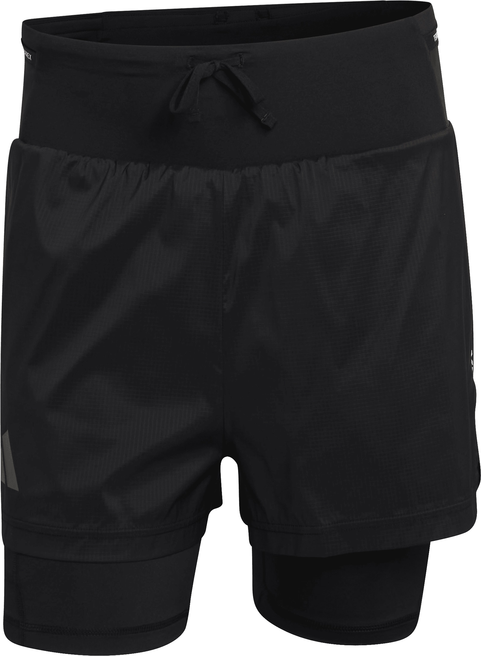 Short léger séchage rapide - XPL 2in1 Short Black - Taille M - Noir