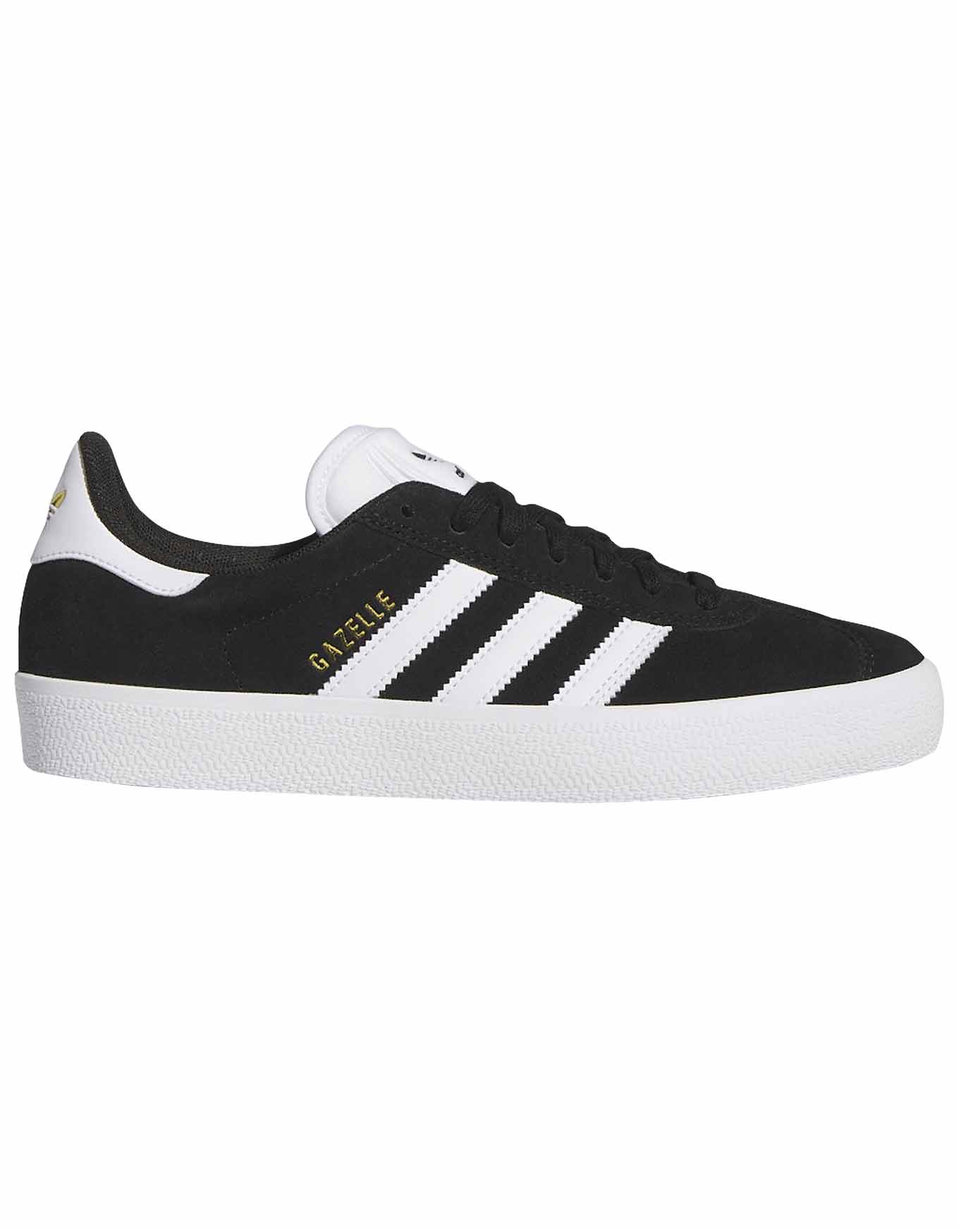 Sneakers en cuir suède - Gazelle ADV Core Black/Footwear White/Gold Metallic en Cuir - Taille 44 - Noir