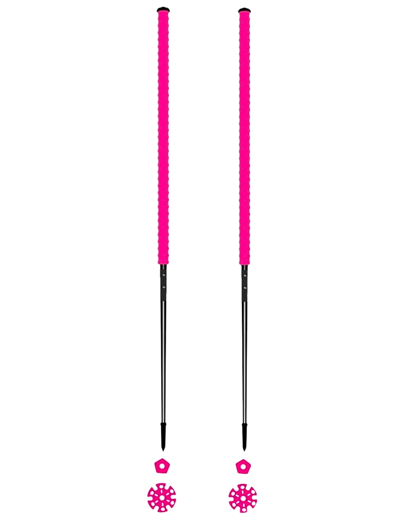 Bâtons de ski de randonnée - Bonbon - Taille 105 cm - Rose