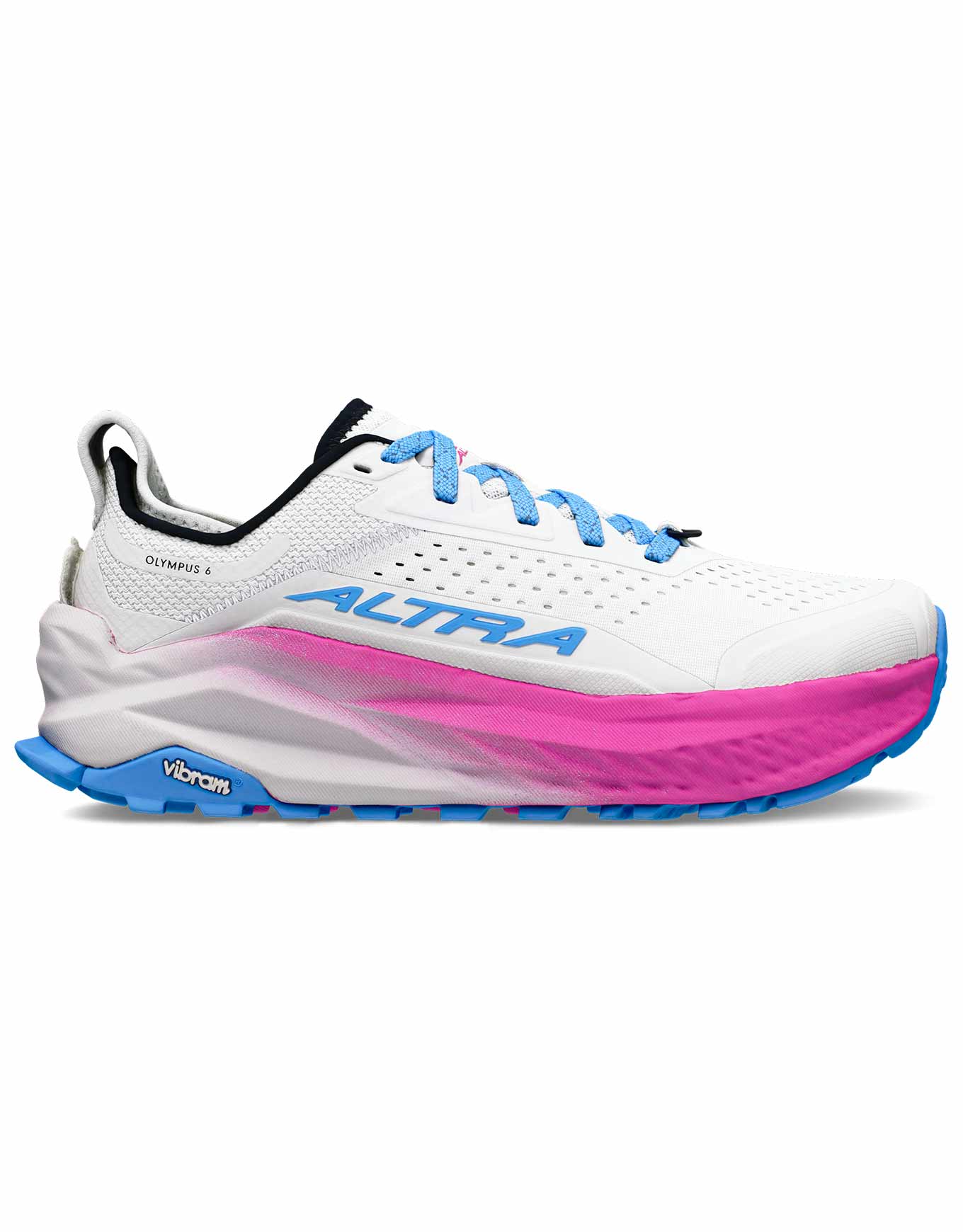 Chaussures de trail - W Olympus 6 White/Blue - Taille 40 - Bleu